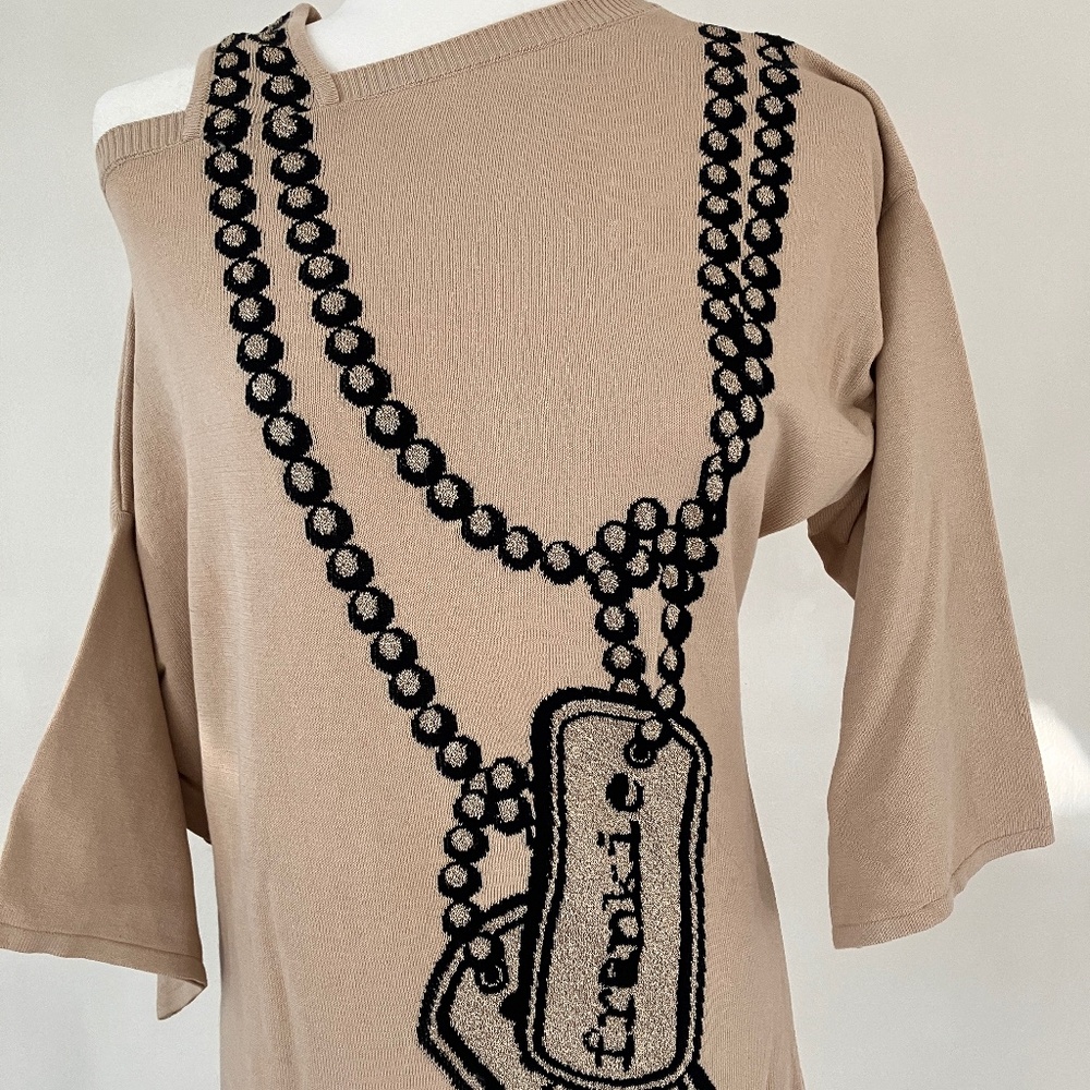 FRANKIE MORELLO OFF THE SHOULDER ITALIAN KNIT - Picture 8 of 13